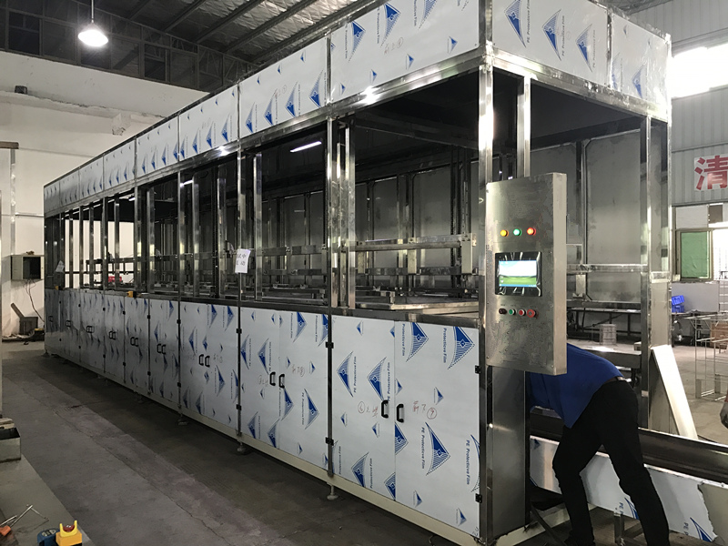 全自動(dòng)動(dòng)力電池殼清洗線